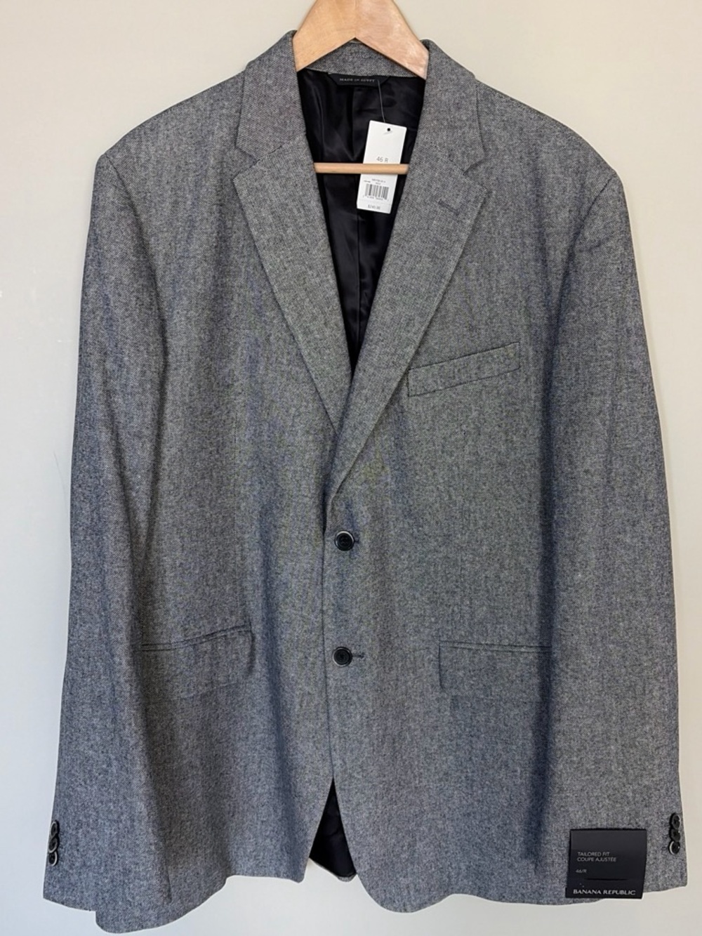 NWT Banana Republic Men’s Gray Blazer 46R